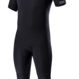 ATTICA Westuits - Omega Short Sleeve 3/2  Steamer - All Black - 2021/22 Summer