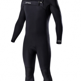 ATTICA Wetsuits - Omega  Chest Zip 3/2 Steamer - Black/White - 2023 Winter Range