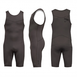 GYROLL 2mm Short John Zipperless Springsuit Chocolate