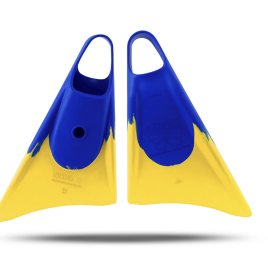 Churchill Makapuu 3.0 Fins Malaysian Rubber - Blue/Gold