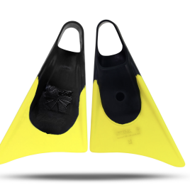 Churchill Makapuu 3.0 PLC Fins Malaysian Rubber -Black/Yellow